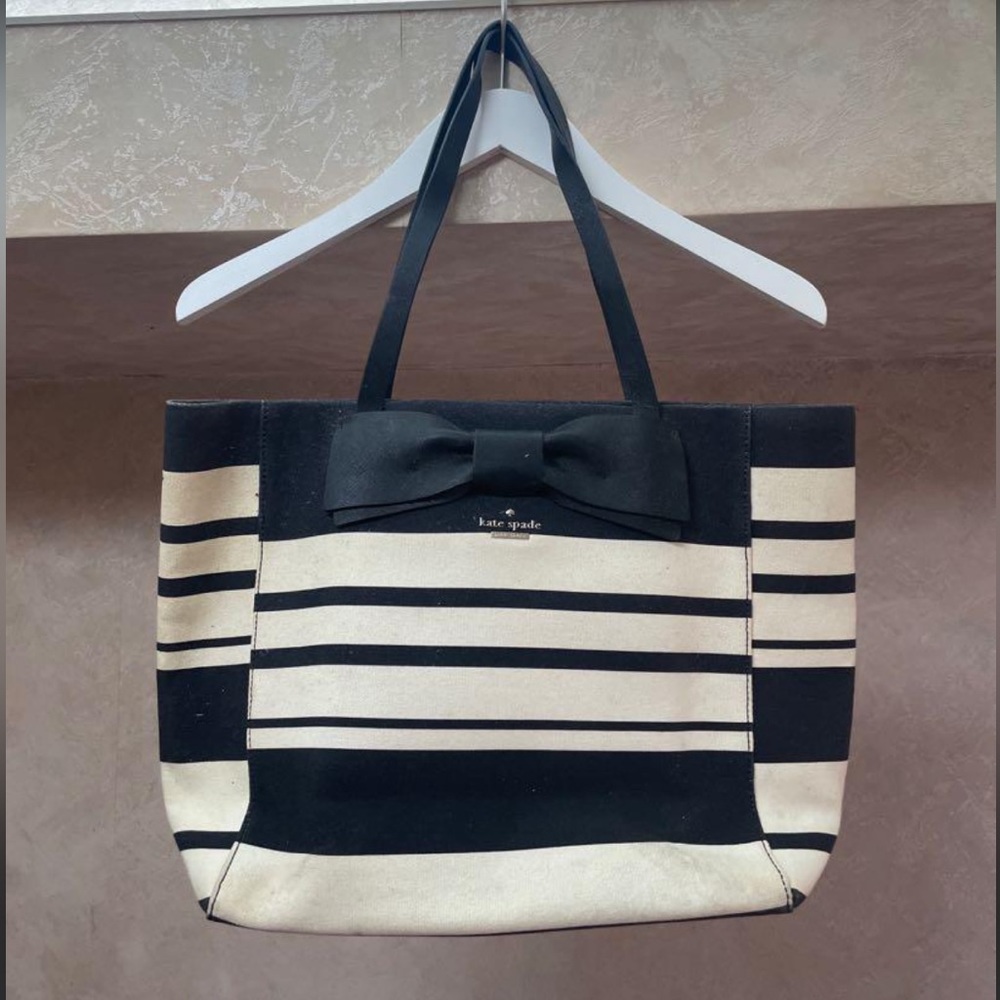 kate spade canvas tote bag
